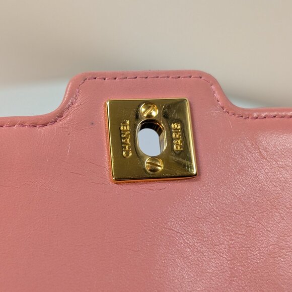 Chanel Vintage Mini Diana Pink Rectangular Flap Bag - Picture 6 of 14